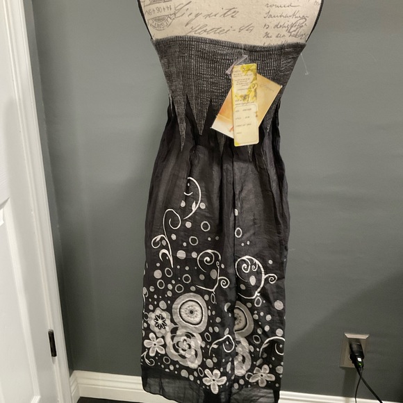 NWT LAPIS STRAPLESS DRESS - Picture 5 of 8